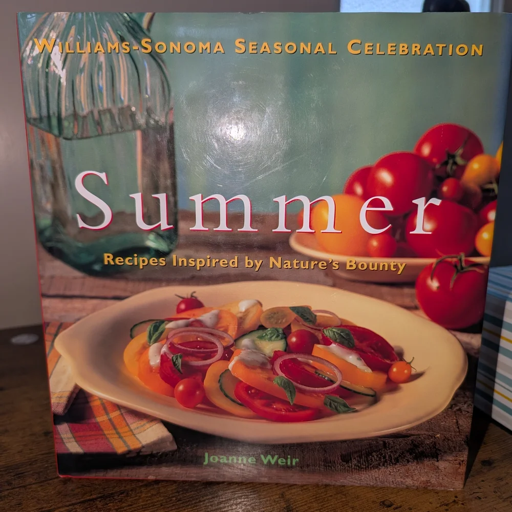 Williams Sonoma Seasonal Celebration Cookbook - Vibrant Red and Orange Cover